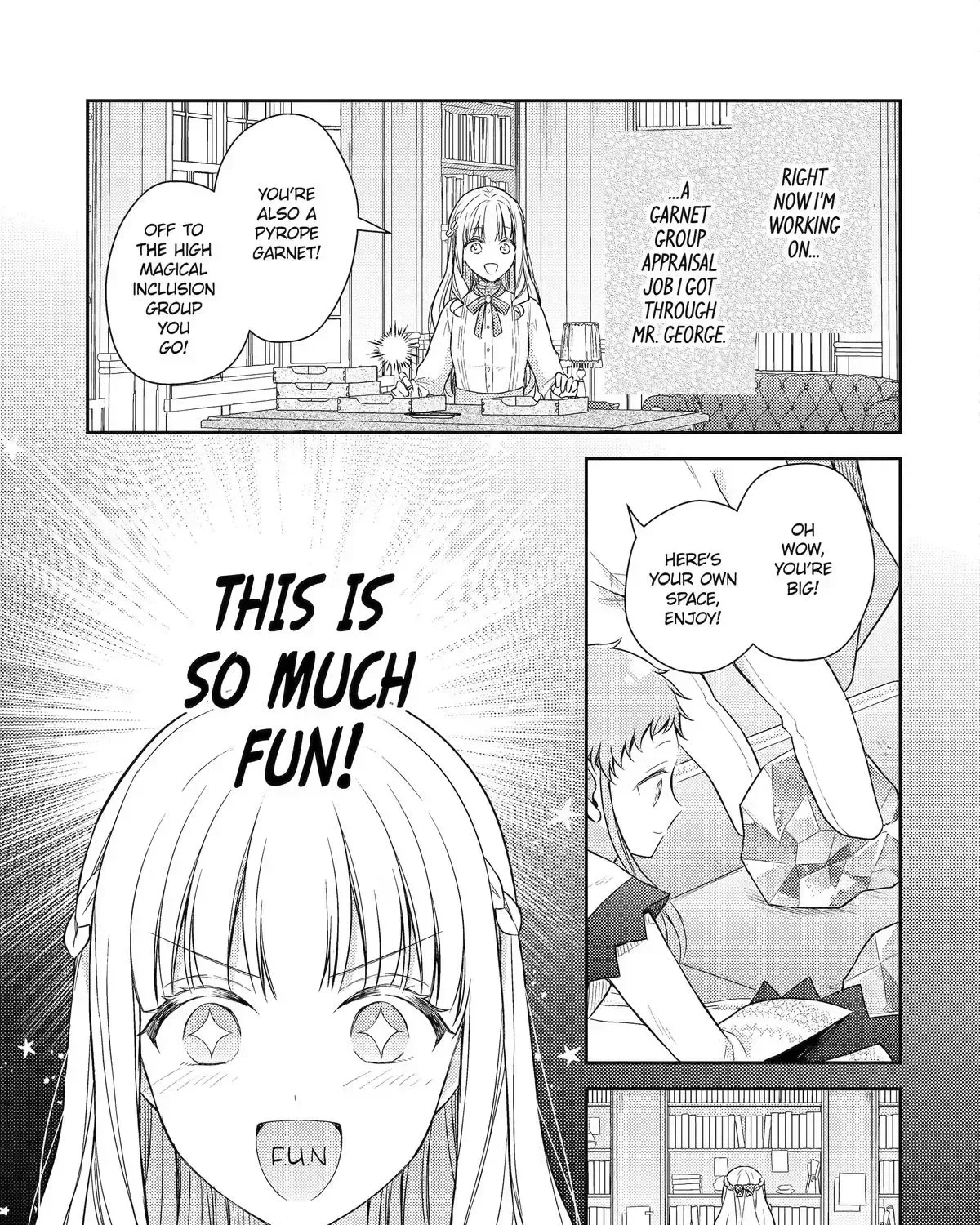 Botsuraku Reijou no Okinimesu mama ~Konyaku Haki Sareta node Houseki Kanteishi to Shite Dokuritsu Shimasu~ Chapter 12 page 61