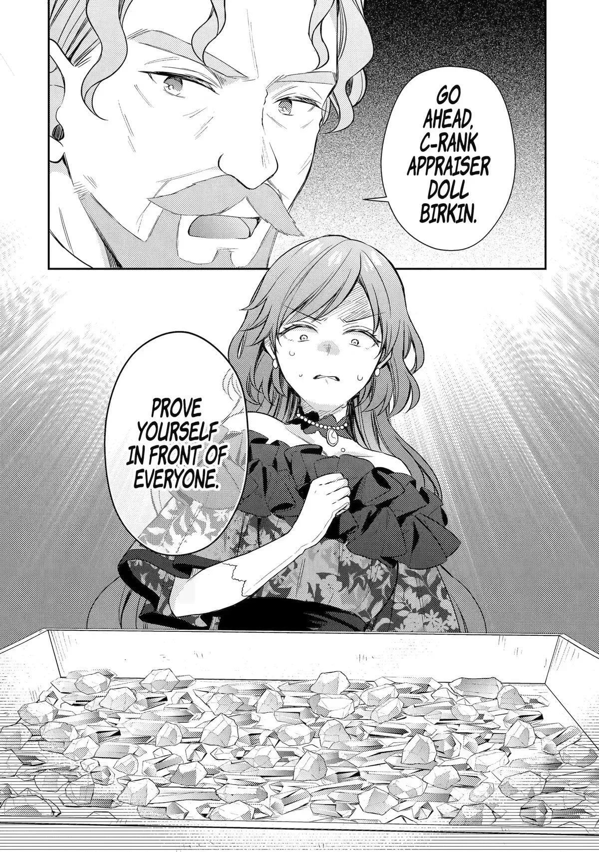 Botsuraku Reijou no Okinimesu mama ~Konyaku Haki Sareta node Houseki Kanteishi to Shite Dokuritsu Shimasu~ Chapter 13 page 54