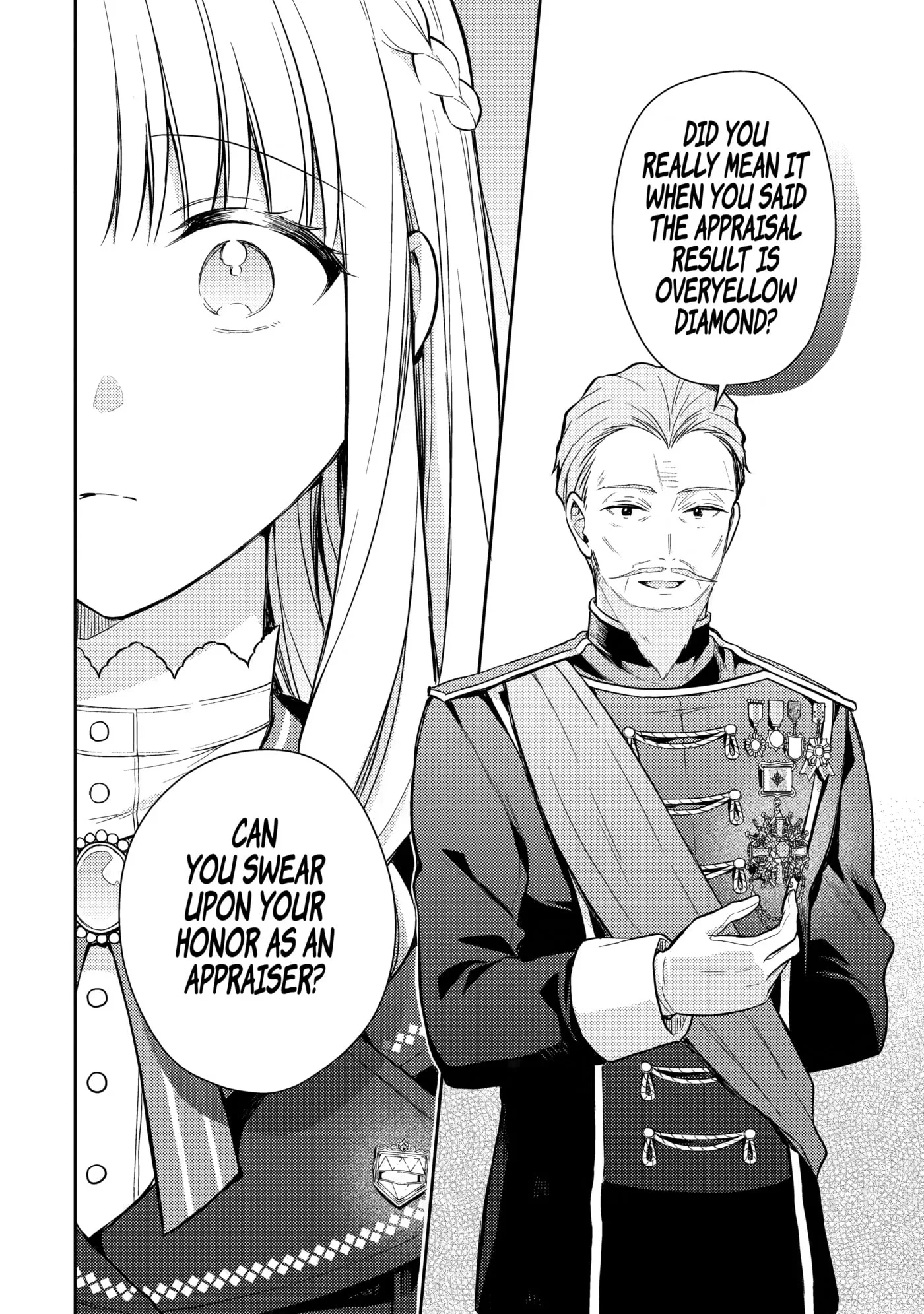 Botsuraku Reijou no Okinimesu mama ~Konyaku Haki Sareta node Houseki Kanteishi to Shite Dokuritsu Shimasu~ Chapter 14 page 45