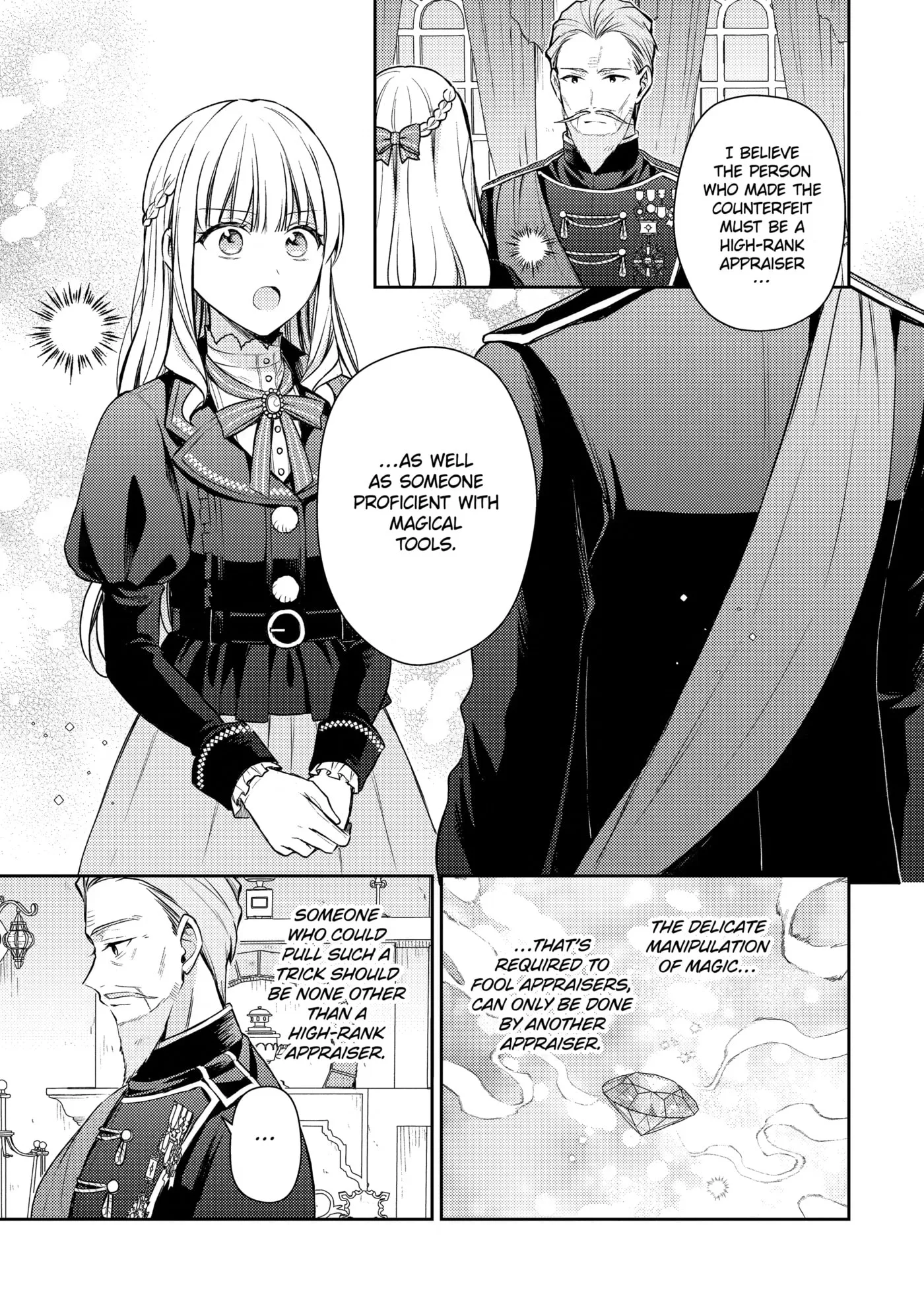 Botsuraku Reijou no Okinimesu mama ~Konyaku Haki Sareta node Houseki Kanteishi to Shite Dokuritsu Shimasu~ Chapter 14 page 48