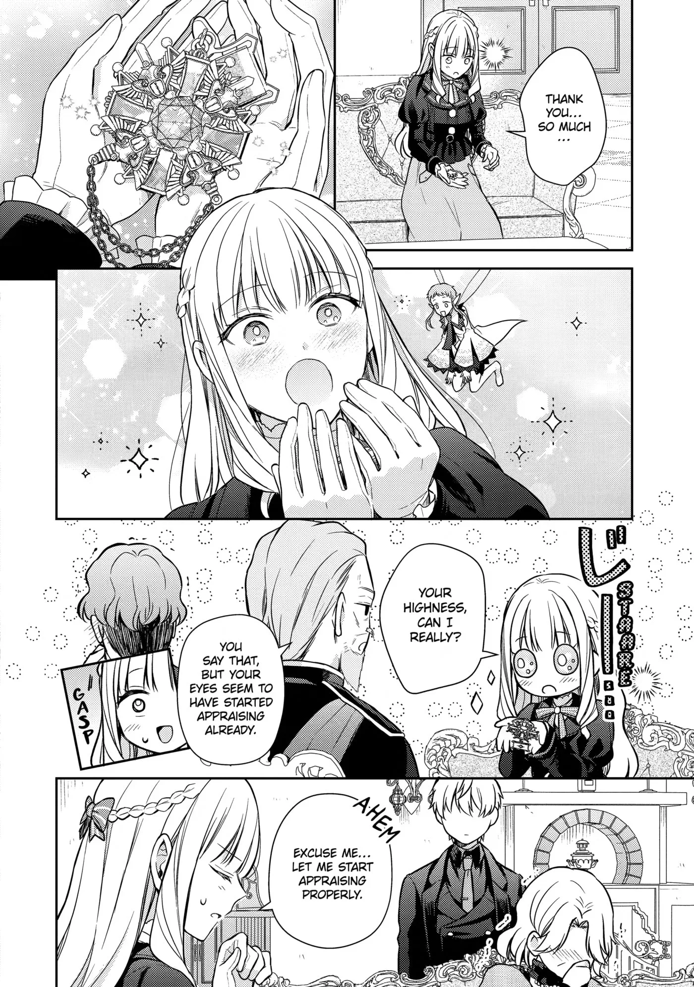 Botsuraku Reijou no Okinimesu mama ~Konyaku Haki Sareta node Houseki Kanteishi to Shite Dokuritsu Shimasu~ Chapter 14 page 35