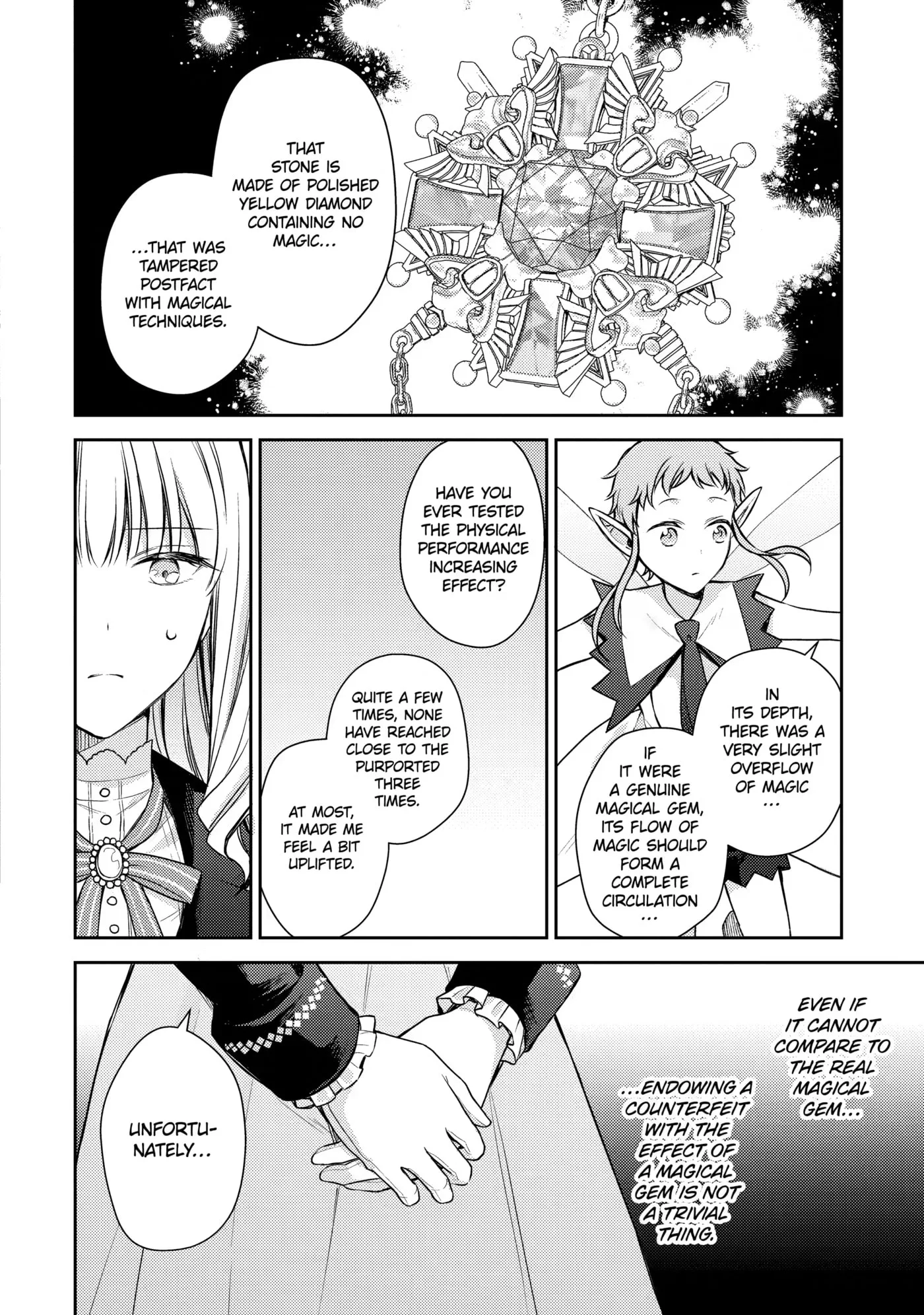 Botsuraku Reijou no Okinimesu mama ~Konyaku Haki Sareta node Houseki Kanteishi to Shite Dokuritsu Shimasu~ Chapter 14 page 47