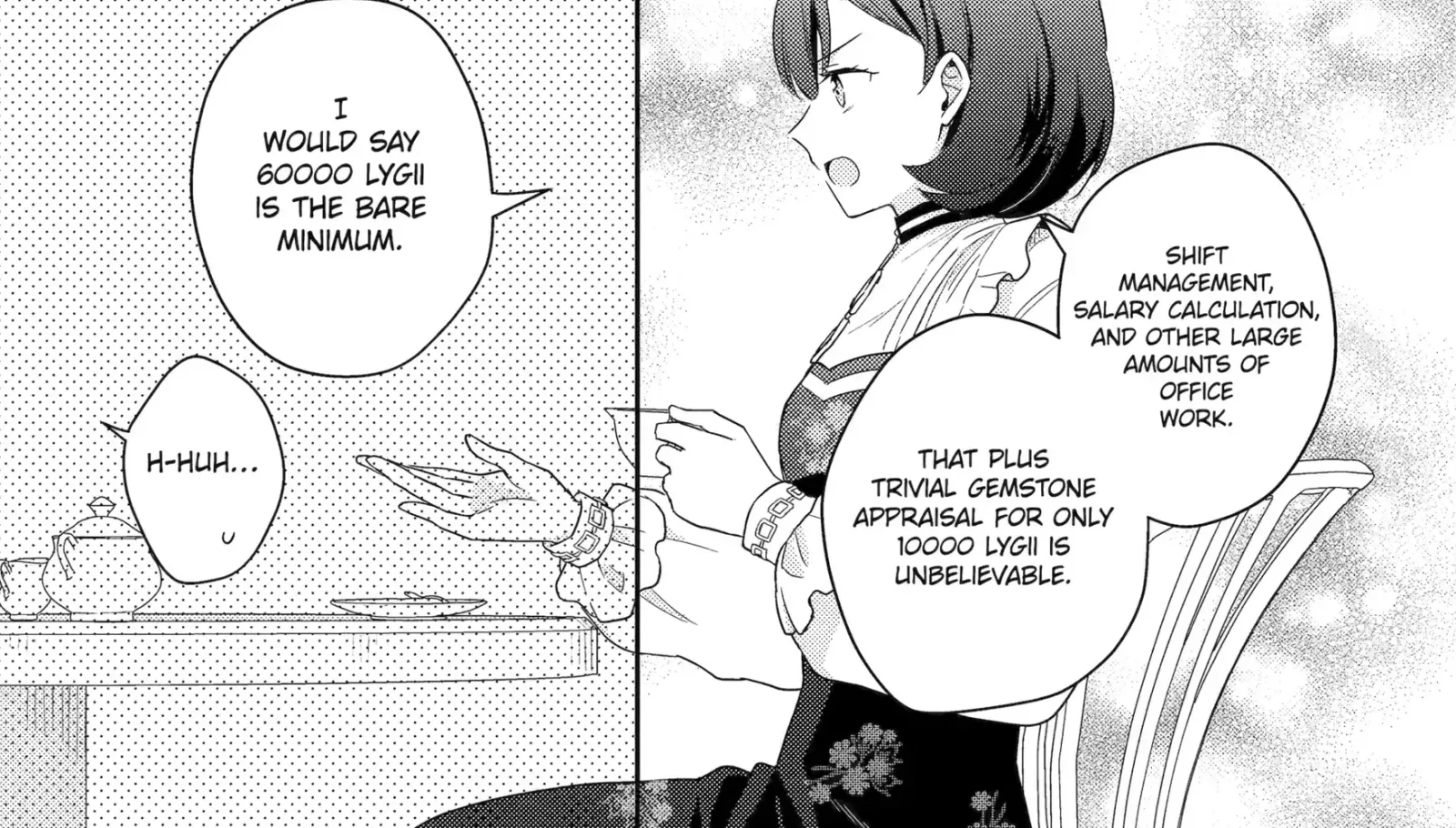 Botsuraku Reijou no Okinimesu mama ~Konyaku Haki Sareta node Houseki Kanteishi to Shite Dokuritsu Shimasu~ Chapter 2.4 page 22