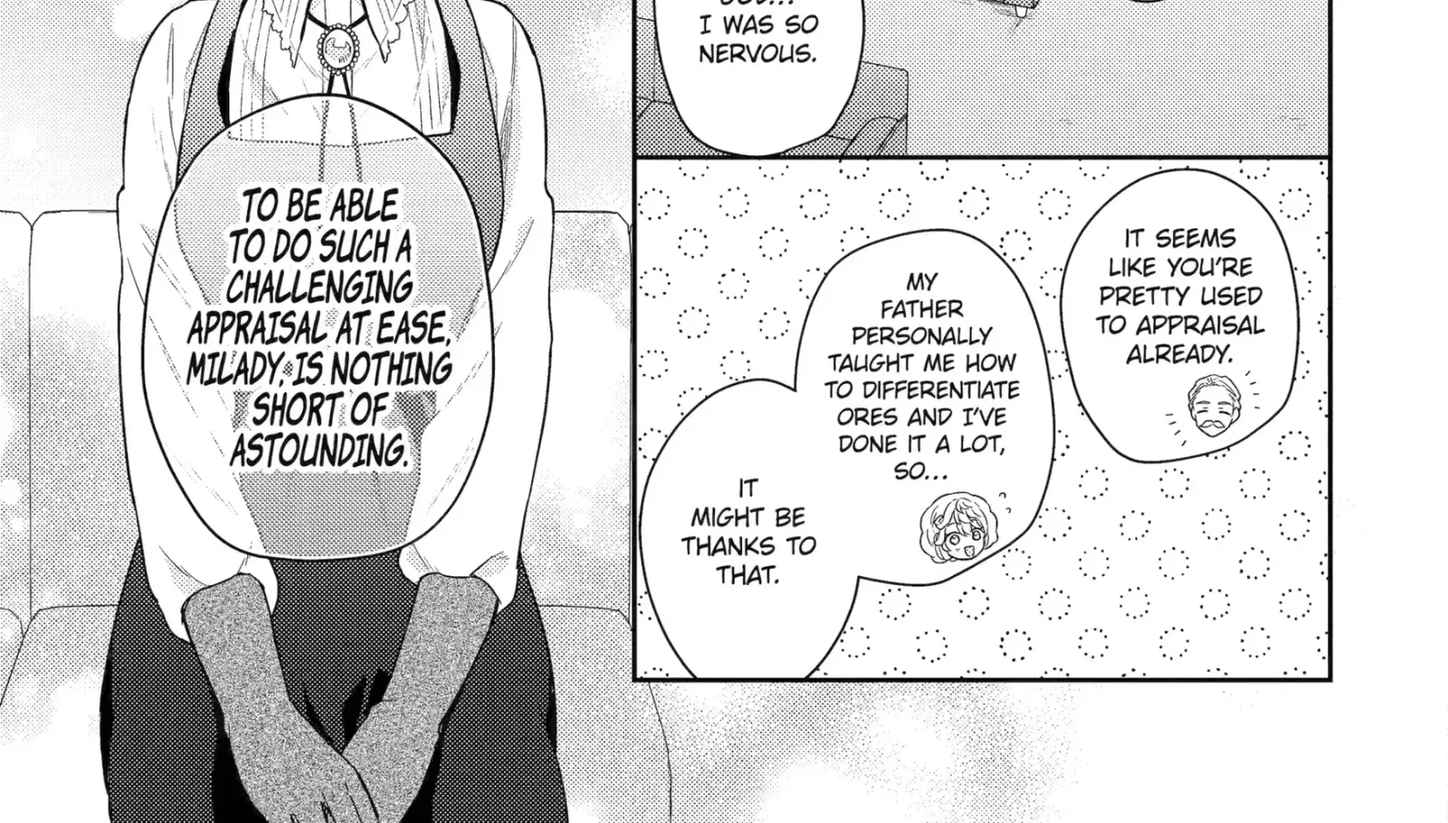 Botsuraku Reijou no Okinimesu mama ~Konyaku Haki Sareta node Houseki Kanteishi to Shite Dokuritsu Shimasu~ Chapter 3.2 page 12