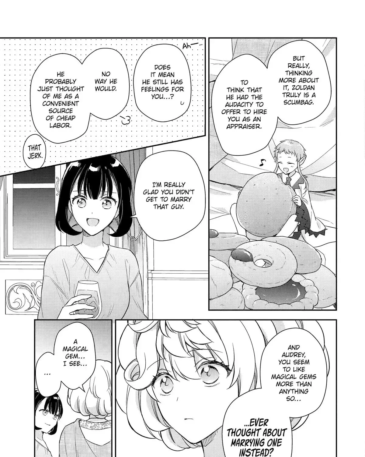 Botsuraku Reijou no Okinimesu mama ~Konyaku Haki Sareta node Houseki Kanteishi to Shite Dokuritsu Shimasu~ Chapter 4 page 27