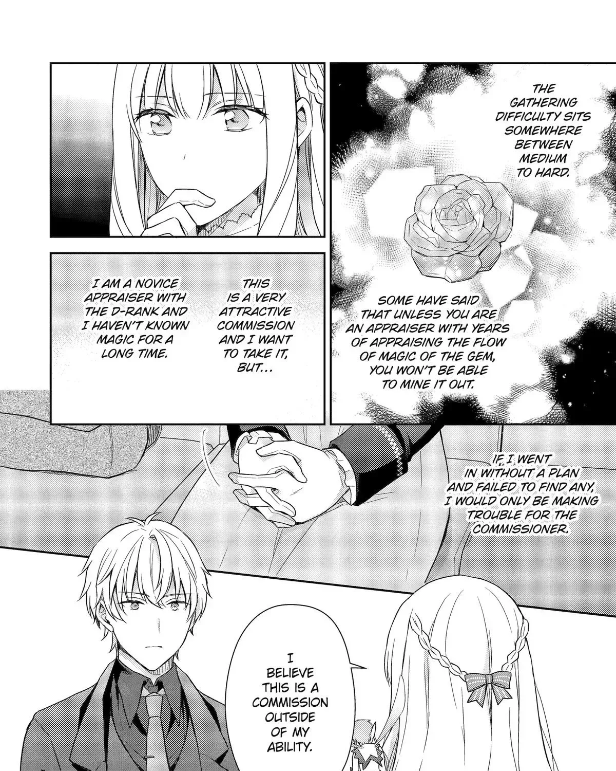 Botsuraku Reijou no Okinimesu mama ~Konyaku Haki Sareta node Houseki Kanteishi to Shite Dokuritsu Shimasu~ Chapter 6 page 35