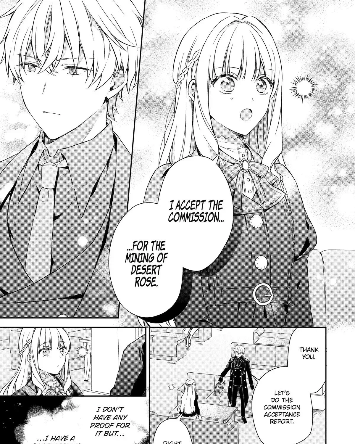 Botsuraku Reijou no Okinimesu mama ~Konyaku Haki Sareta node Houseki Kanteishi to Shite Dokuritsu Shimasu~ Chapter 6 page 45