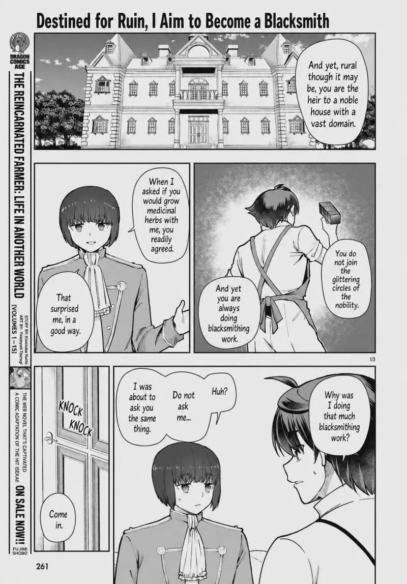 Botsuraku Youtei Nanode, Kajishokunin wo Mezasu Chapter 106 page 13