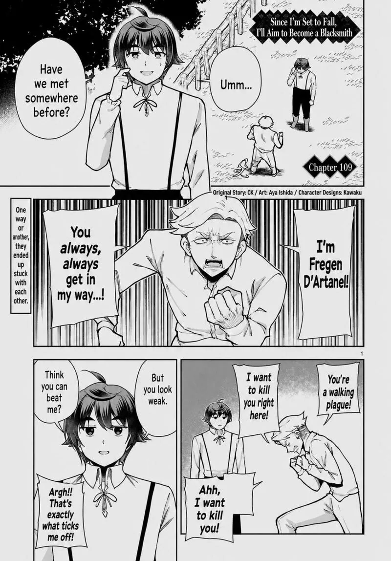 Botsuraku Youtei Nanode, Kajishokunin wo Mezasu Chapter 109 page 1