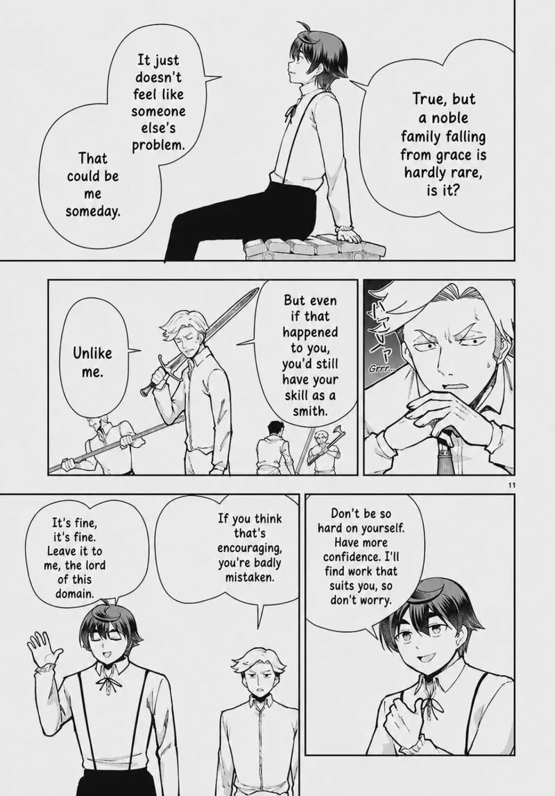Botsuraku Youtei Nanode, Kajishokunin wo Mezasu Chapter 109 page 11