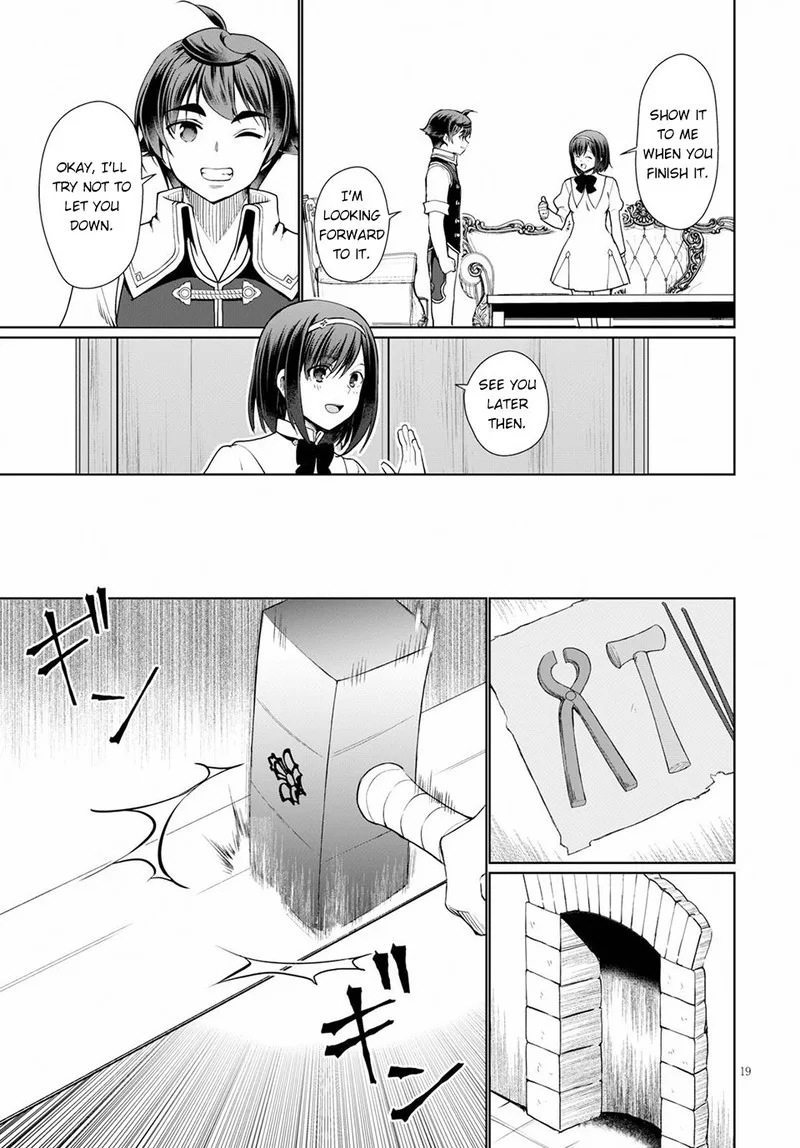 Botsuraku Youtei Nanode, Kajishokunin wo Mezasu Chapter 34 page 19