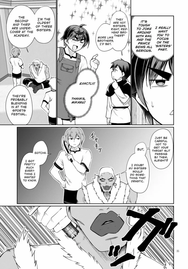 Botsuraku Youtei Nanode, Kajishokunin wo Mezasu Chapter 40 page 35