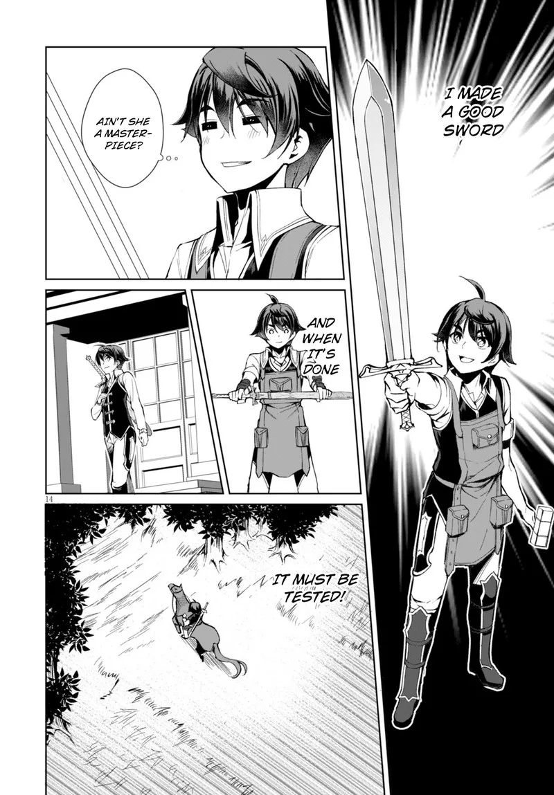 Botsuraku Youtei Nanode, Kajishokunin wo Mezasu Chapter 5 page 14