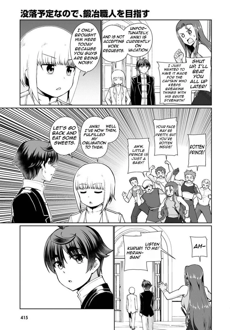 Botsuraku Youtei Nanode, Kajishokunin wo Mezasu Chapter 53 page 10