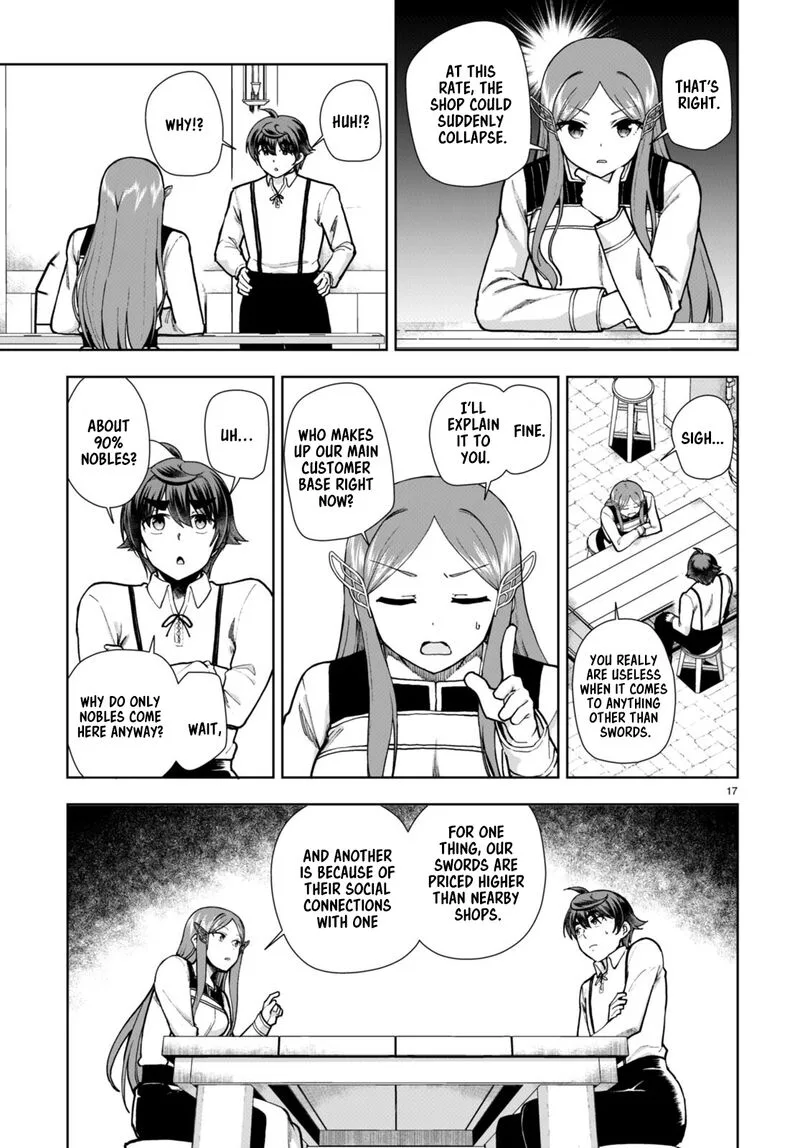 Botsuraku Youtei Nanode, Kajishokunin wo Mezasu Chapter 81 page 17