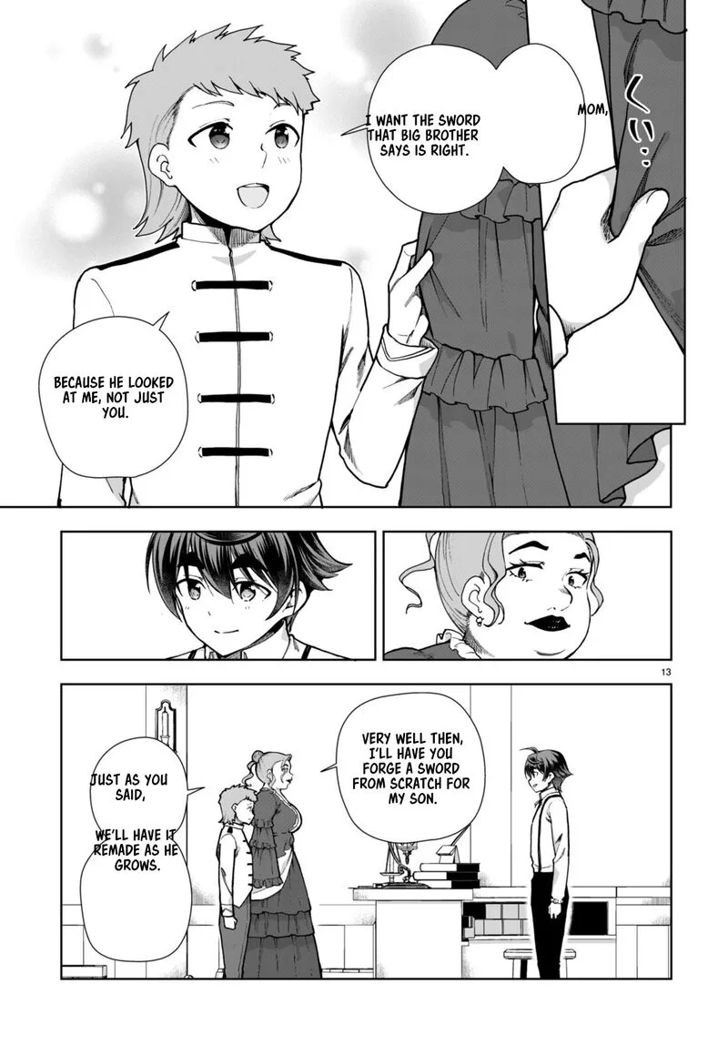Botsuraku Youtei Nanode, Kajishokunin wo Mezasu Chapter 81 page 13