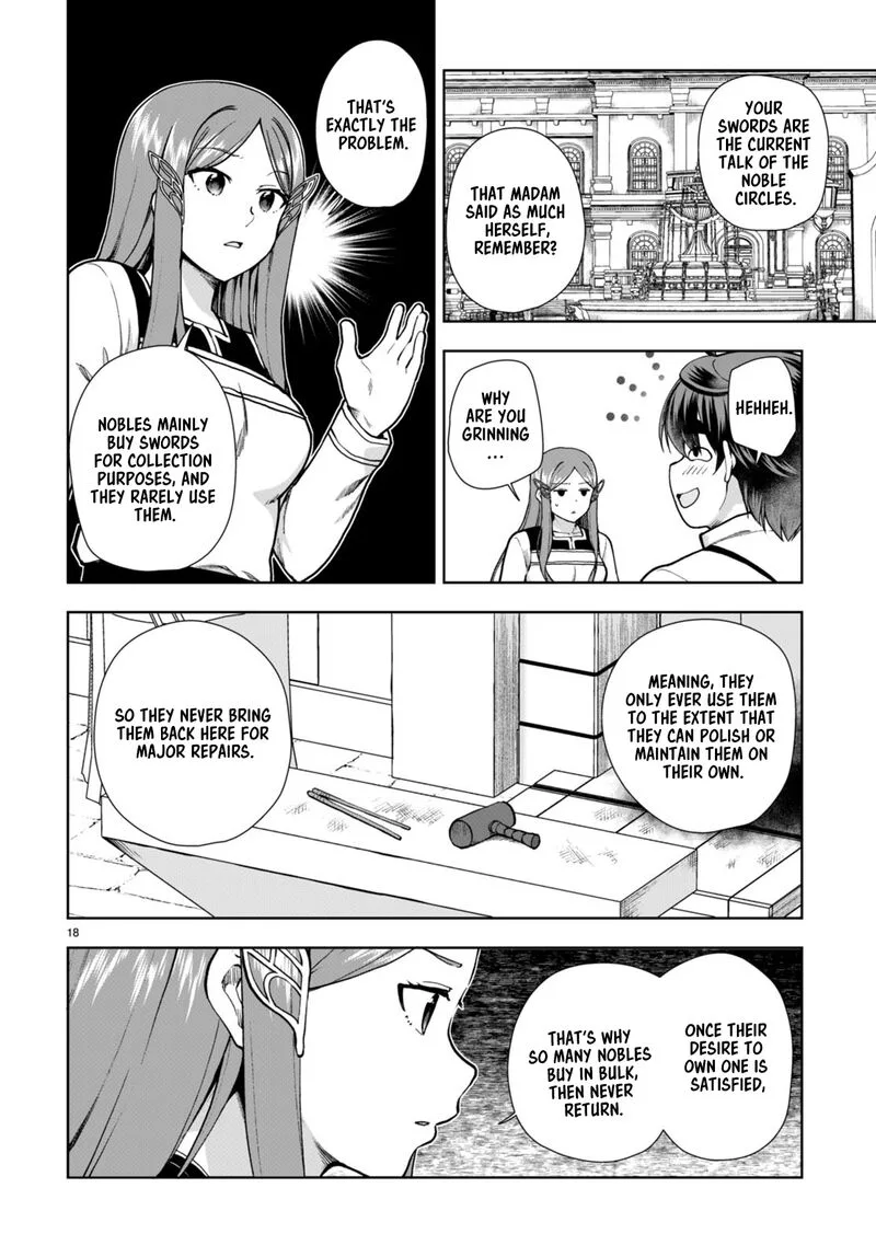 Botsuraku Youtei Nanode, Kajishokunin wo Mezasu Chapter 81 page 18