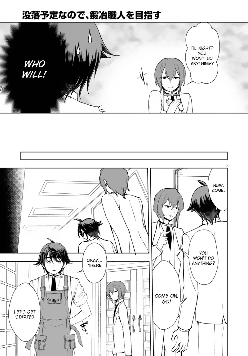Botsuraku Youtei Nanode, Kajishokunin wo Mezasu Chapter 9 page 5