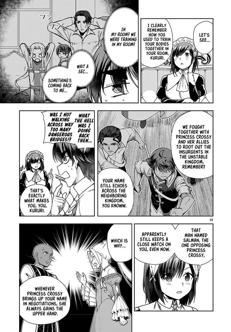 Botsuraku Youtei Nanode, Kajishokunin wo Mezasu Chapter 92 page 23