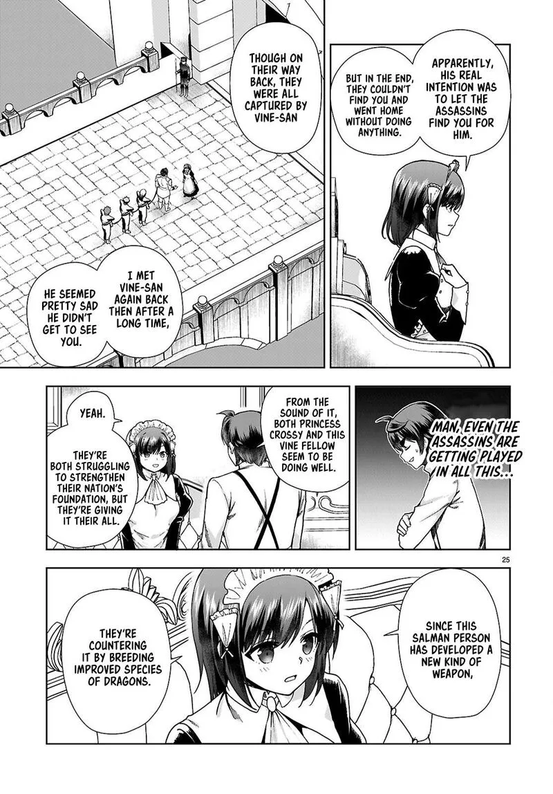 Botsuraku Youtei Nanode, Kajishokunin wo Mezasu Chapter 92 page 25