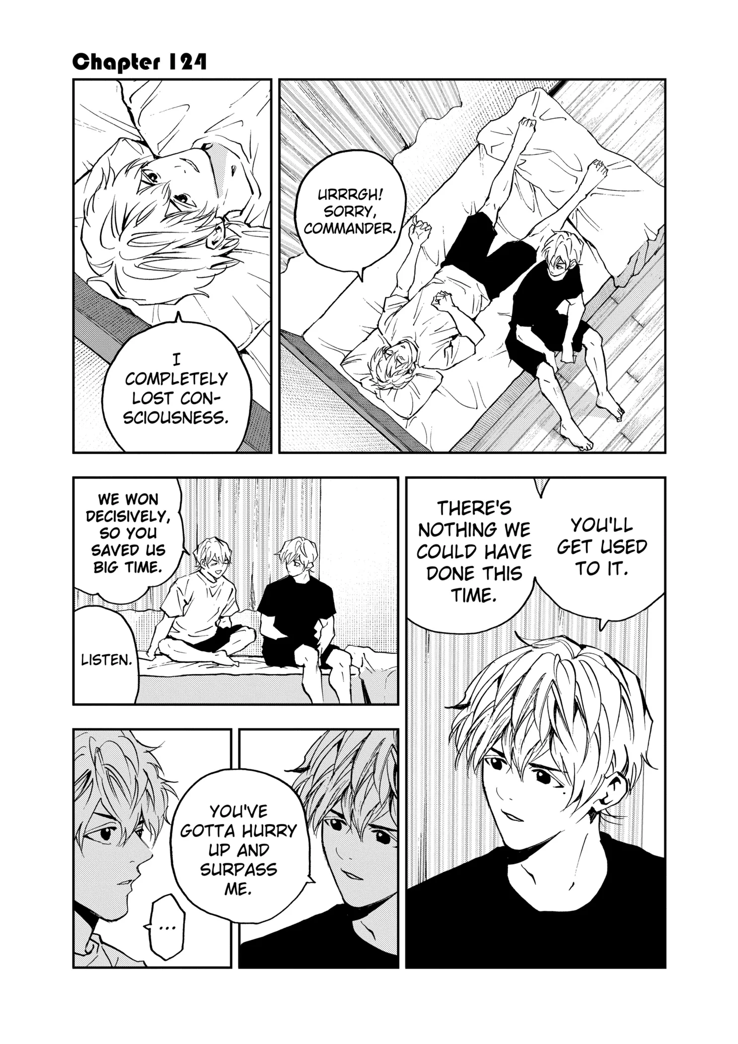 Boukyaku Battery Chapter 124 page 1
