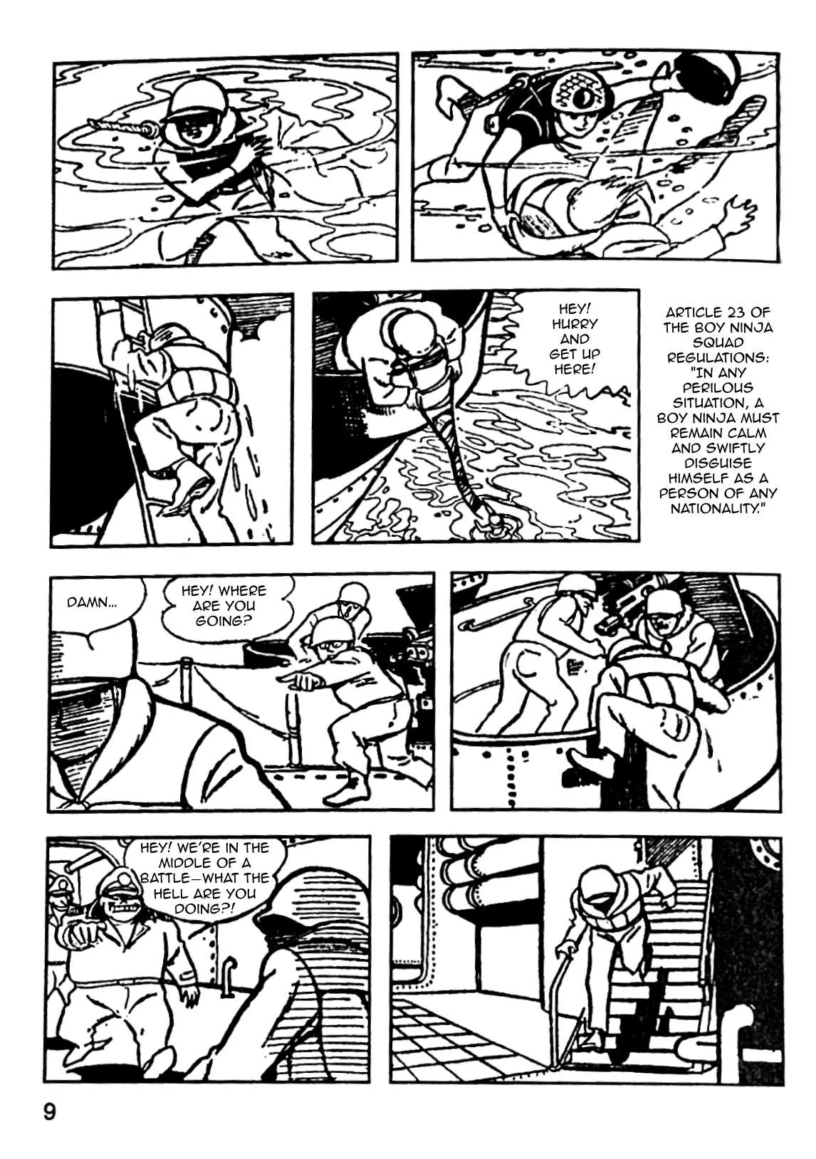Boy Ninja Force Moonlight Chapter 1 page 9
