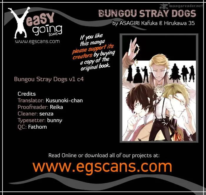 Bungo Stray Dogs Chapter 4 page 1
