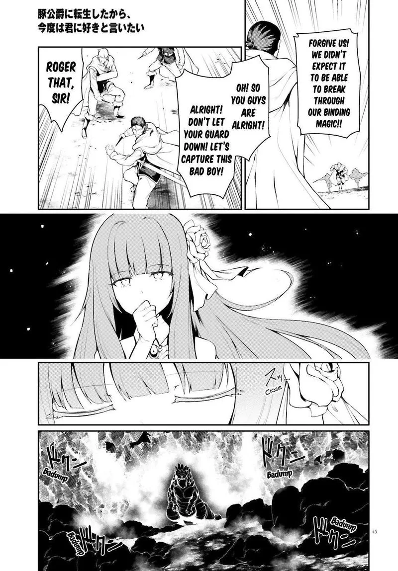 Buta Koushaku ni Tensei Shitakara, Kondo wa Kimi ni Suki to Iitai Chapter 33 page 13