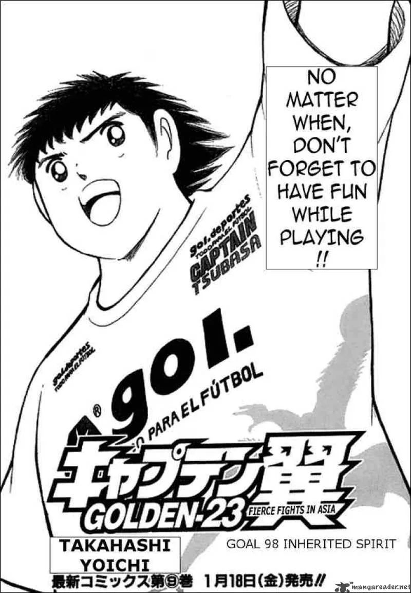 Captain Tsubasa - Golden-23 Chapter 98 page 1