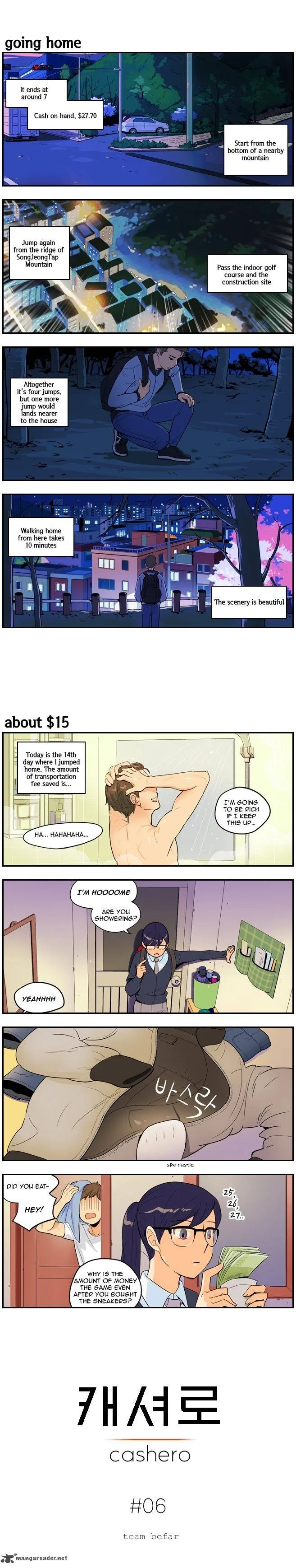 Cashero Chapter 6 page 1