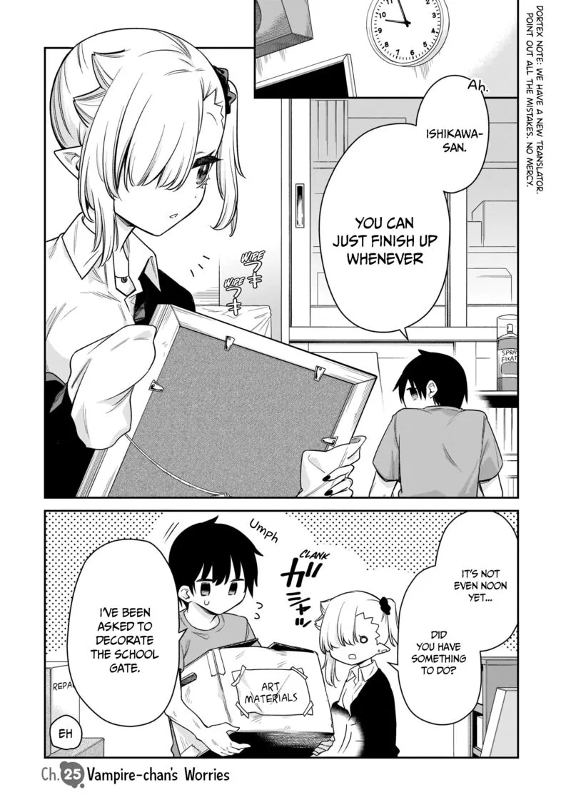 Chanto Suenai Kyuuketsuki-chan Chapter 25 page 1