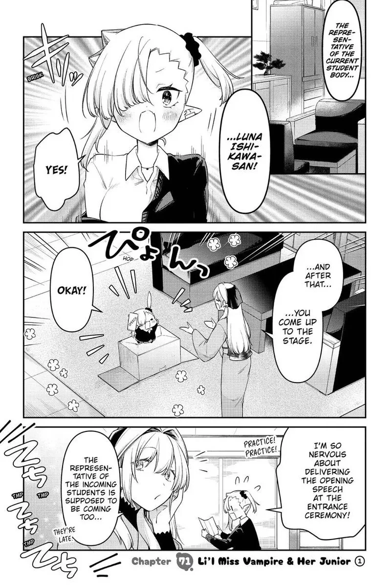 Chanto Suenai Kyuuketsuki-chan Chapter 71 page 4