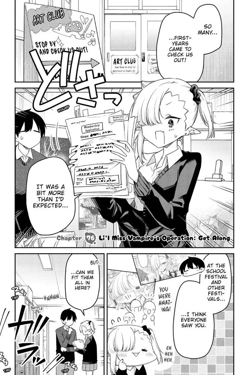 Chanto Suenai Kyuuketsuki-chan Chapter 76 page 2