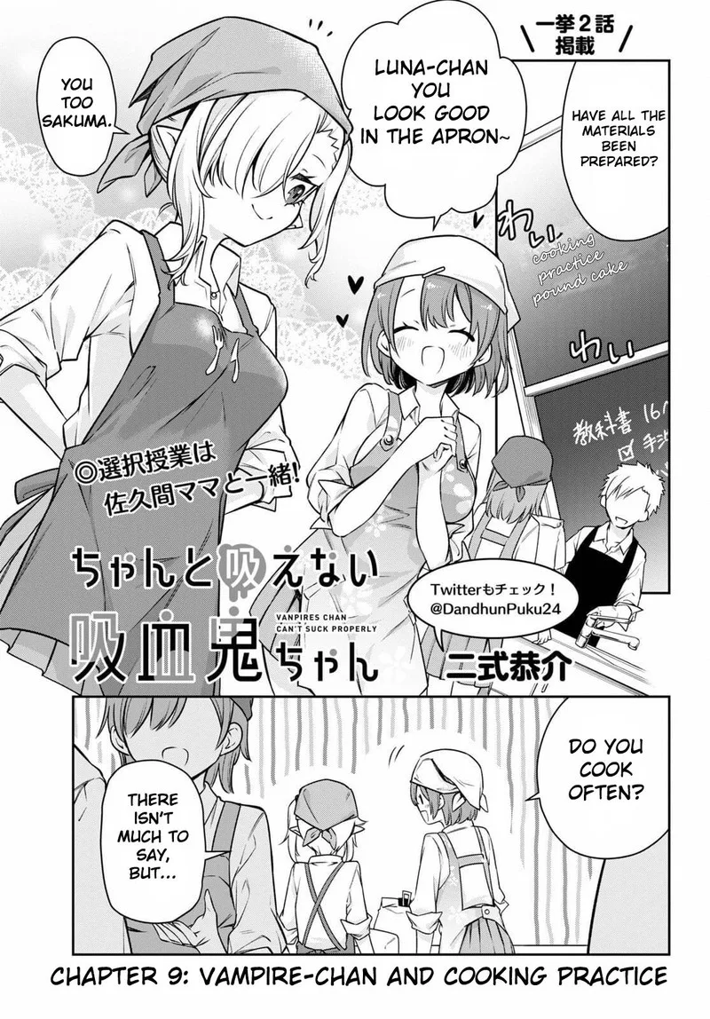 Chanto Suenai Kyuuketsuki-chan Chapter 9 page 1