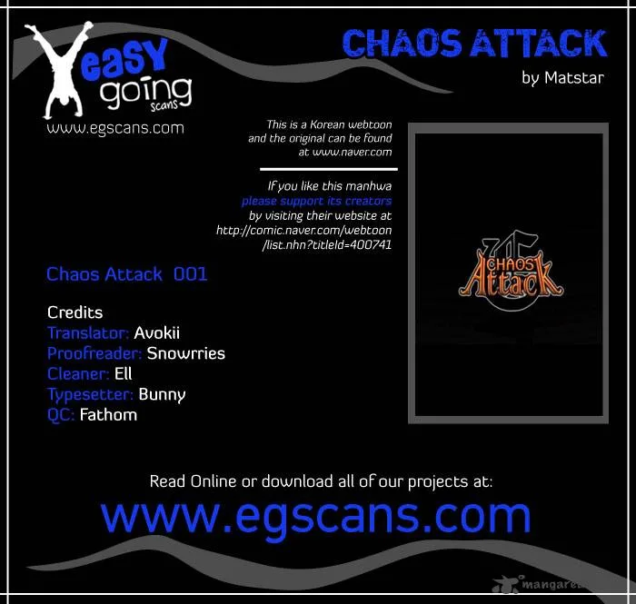Chaos Attack Chapter 1 page 1