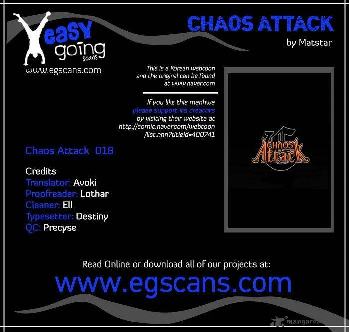 Chaos Attack Chapter 18 page 1