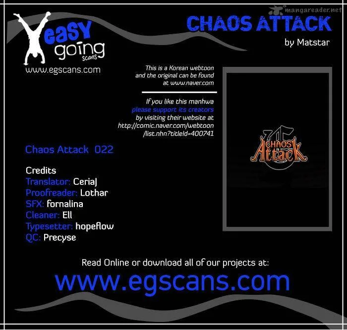 Chaos Attack Chapter 21 page 1