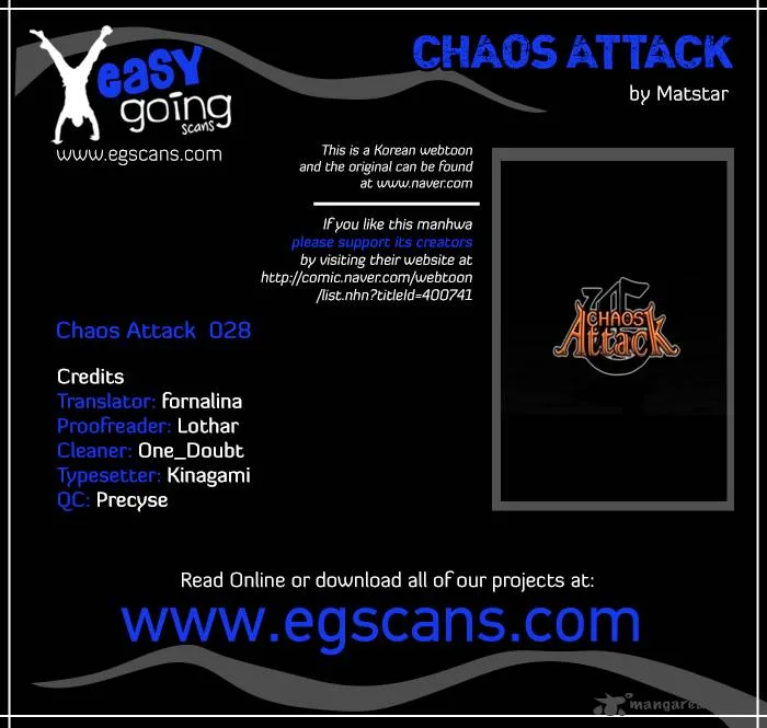 Chaos Attack Chapter 28 page 1