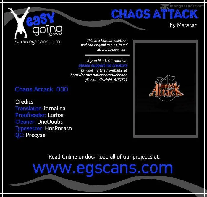 Chaos Attack Chapter 30 page 1