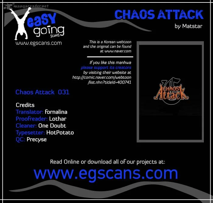 Chaos Attack Chapter 31 page 1