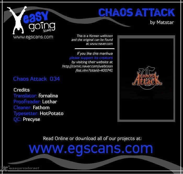 Chaos Attack Chapter 34 page 1