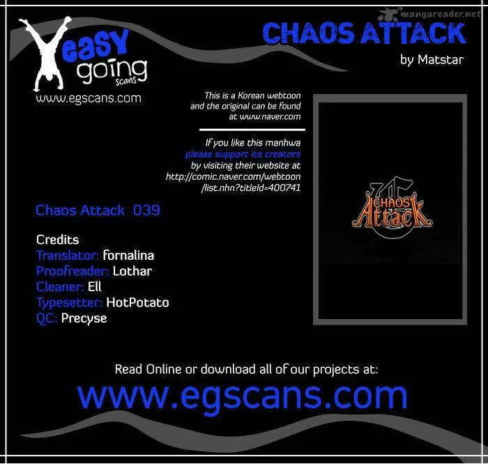 Chaos Attack Chapter 39 page 1