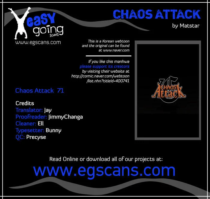 Chaos Attack Chapter 71 page 1
