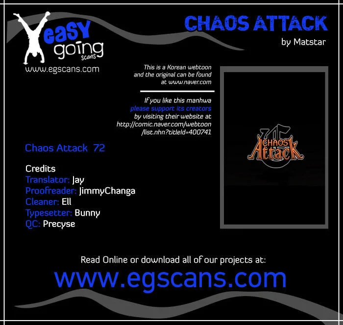 Chaos Attack Chapter 72 page 1