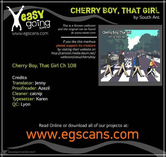 Cherry Boy, That Girl Chapter 108 page 1