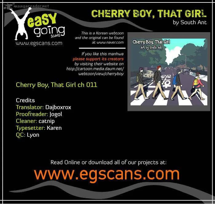 Cherry Boy, That Girl Chapter 11 page 1