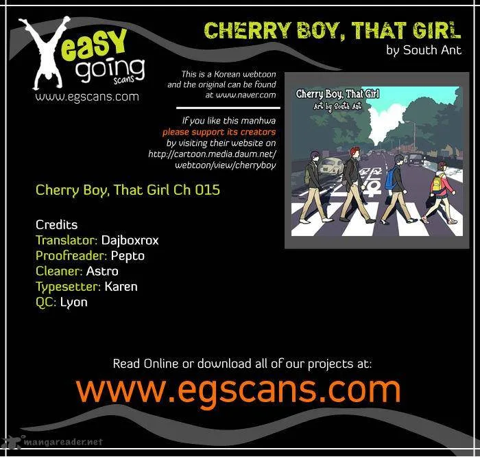 Cherry Boy, That Girl Chapter 15 page 1