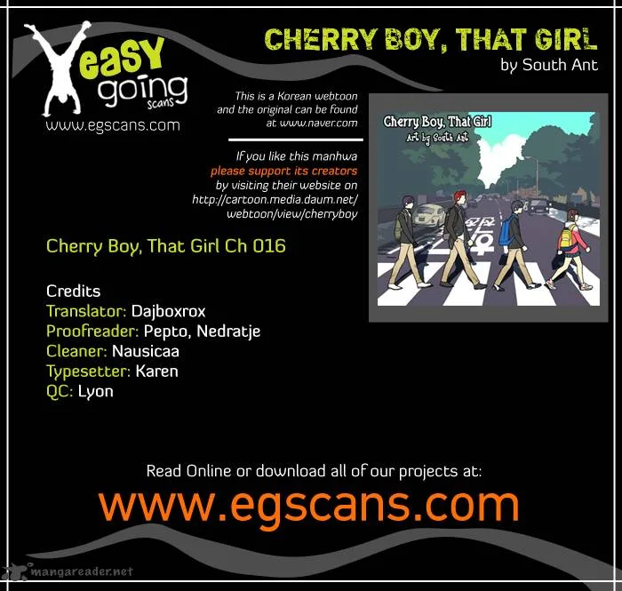 Cherry Boy, That Girl Chapter 16 page 1