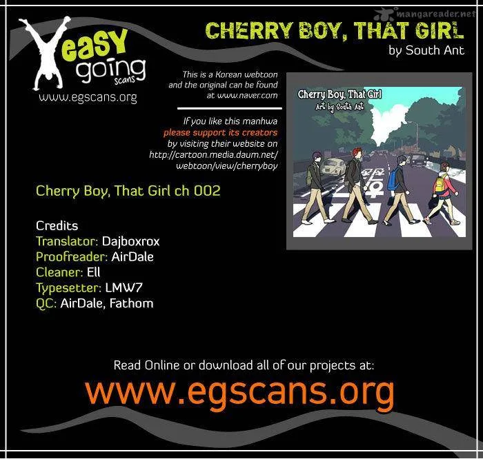 Cherry Boy, That Girl Chapter 2 page 1