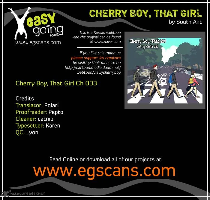 Cherry Boy, That Girl Chapter 33 page 1